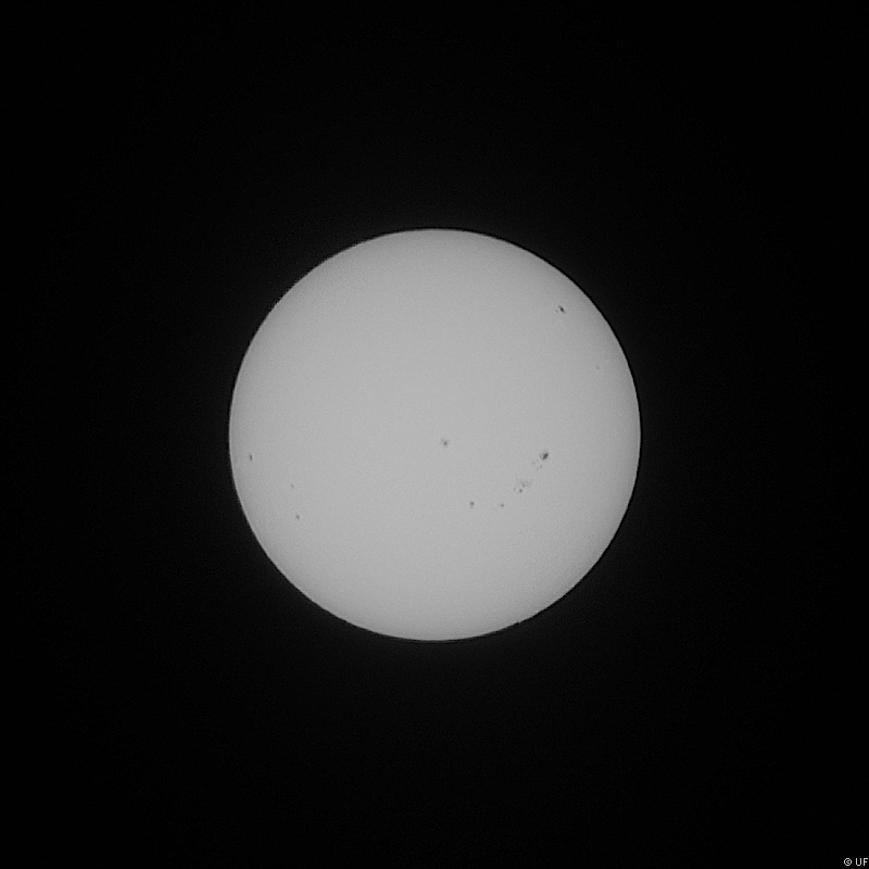 Sonne mit Sonnenflecken